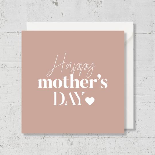 Carte Message - "Happy Mother's Day"