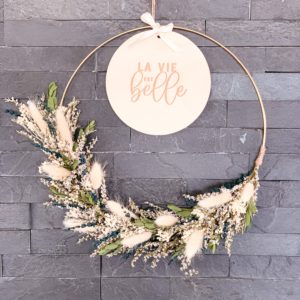 Couronne message - La Vie est Belle