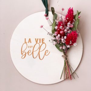 Cercle message - La Vie est Belle