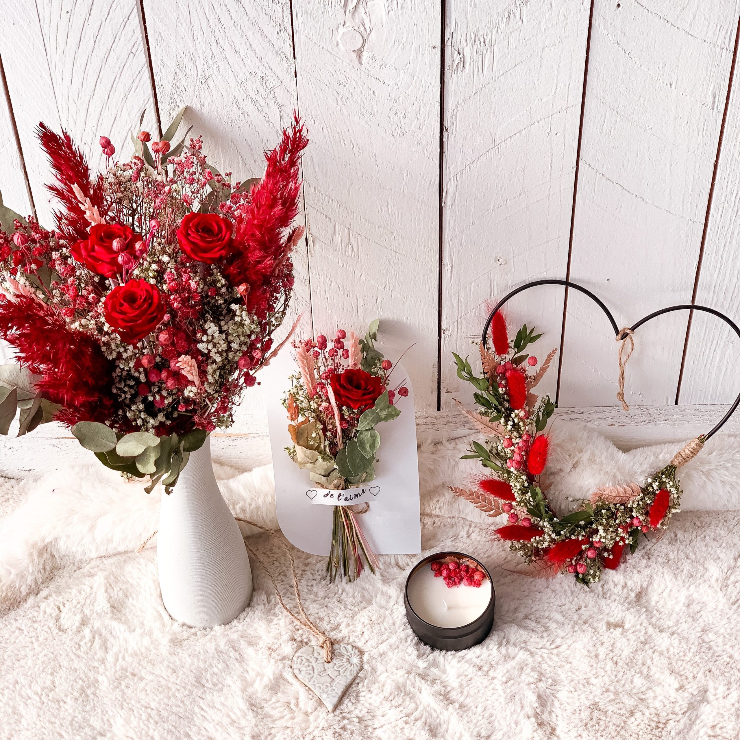 La Bougie Fleurie -Rose et Fleur de Pommier – Image 4