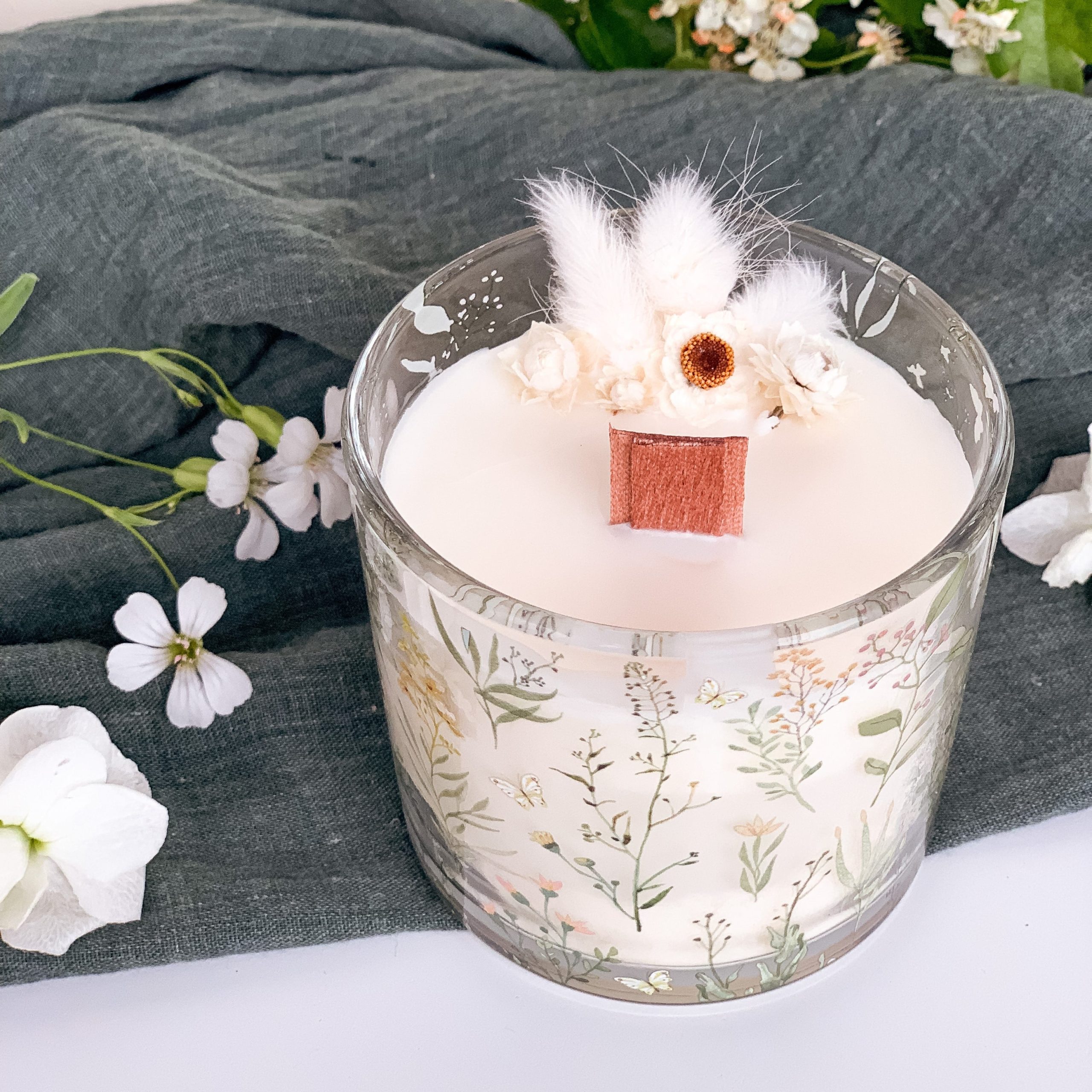 La Bougie Fleurie - Fleur de Coton – Image 3