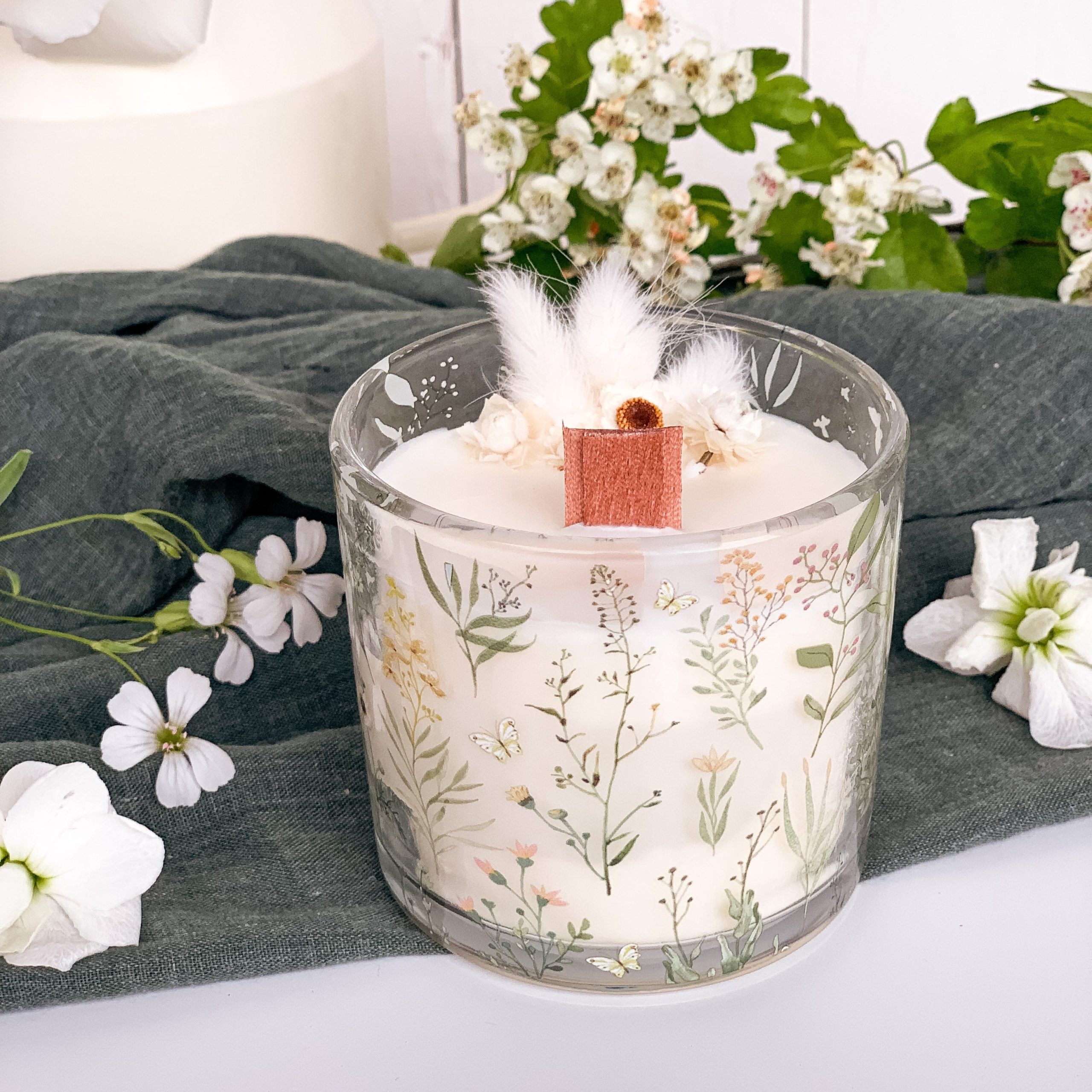 La Bougie Fleurie - Fleur de Coton – Image 2