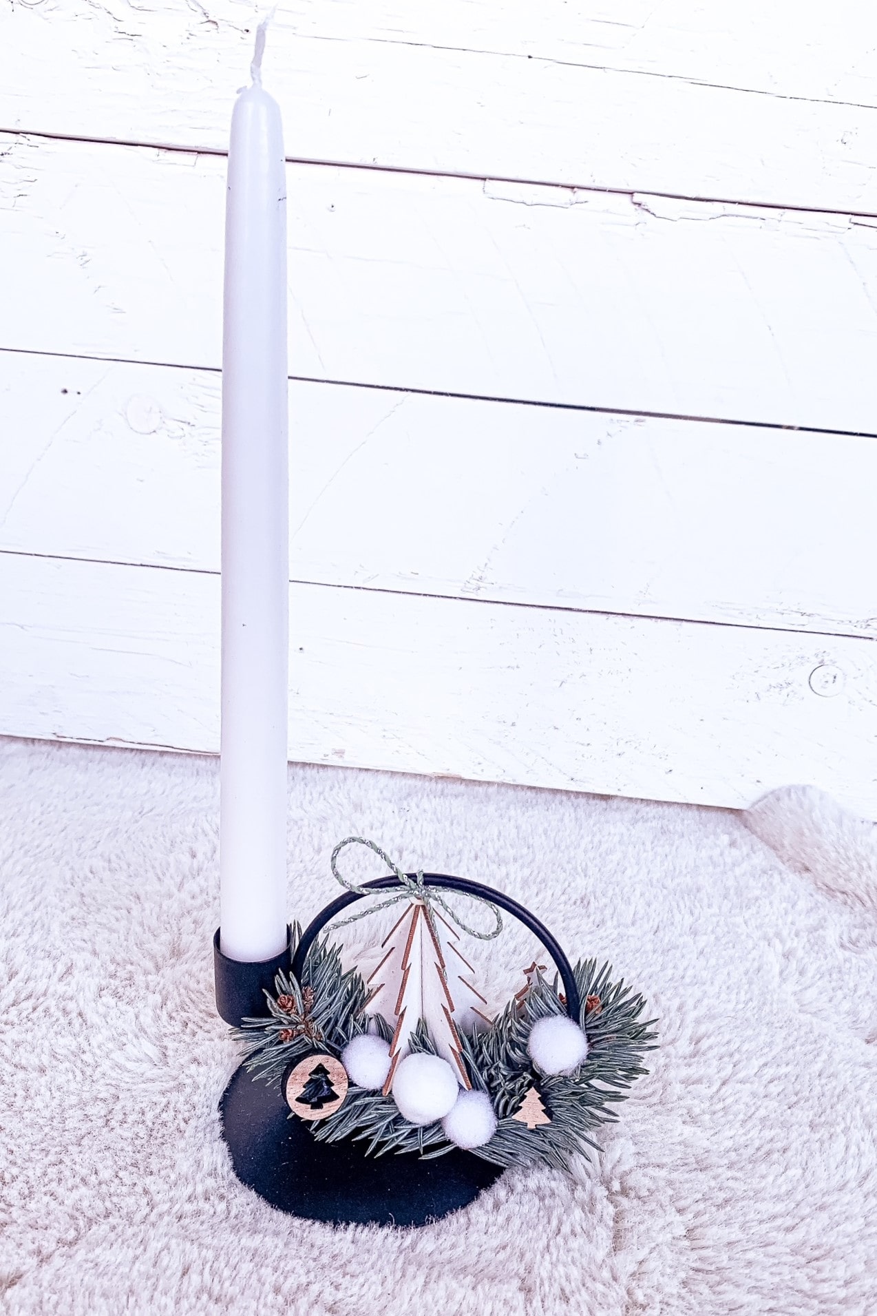 Bougeoir Sapin Bleu – Image 2